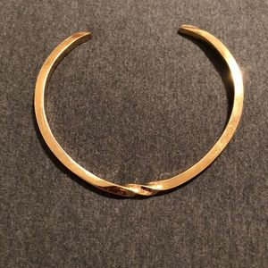 TOMTOM 18k gold plated rotation collar